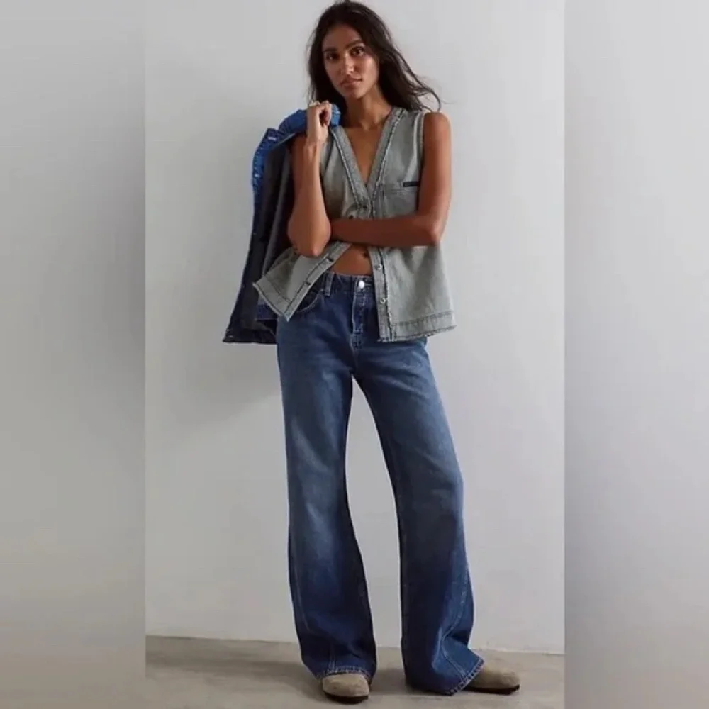 We The Free Expert Advice Mid Rise Flare Free People NWOT